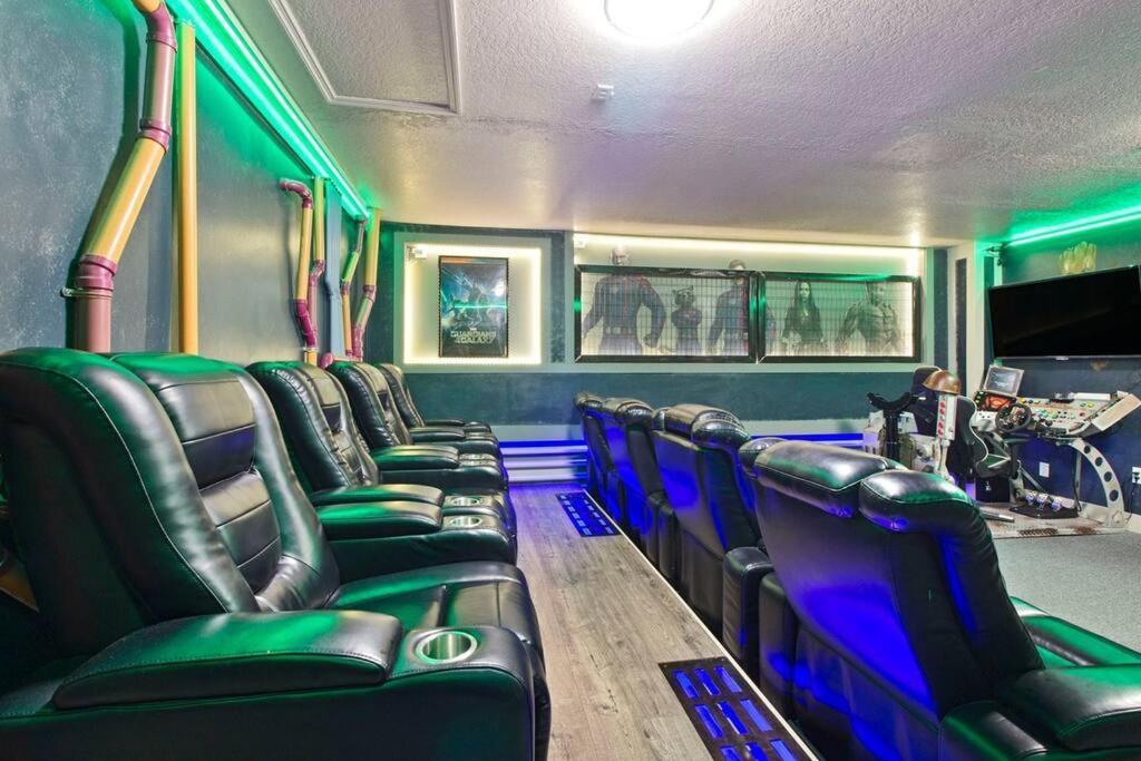 Guardians Theater 5Br Home Resort W Pool Hot Tub Orlando Bagian luar foto